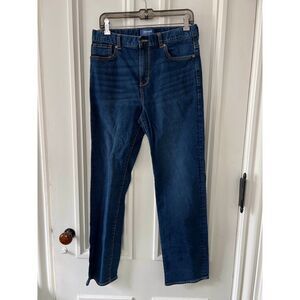 Old Navy straight dark wash boy’s jeans 16 Husky